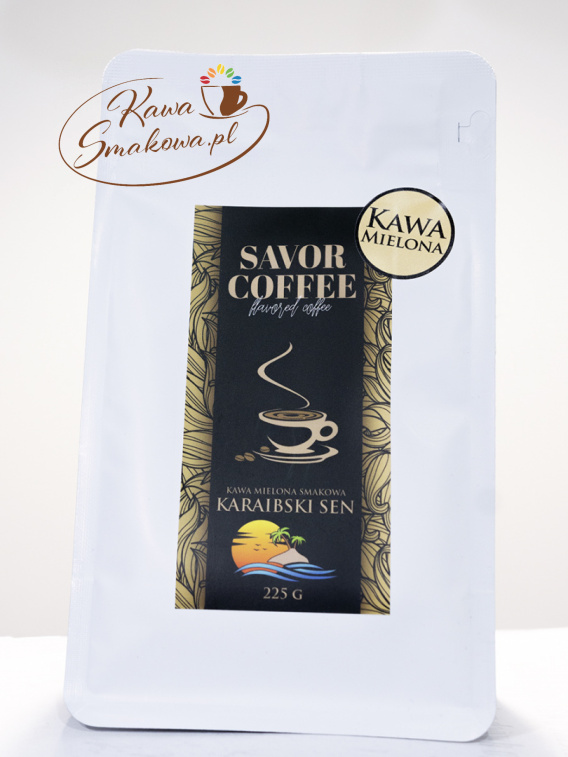 Kawa Mielona Karaibski Sen SAVOR COFFEE 225g Sklep Internetowy